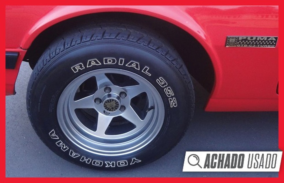 Rodas aro 15 contam com pneus Yokohama com inscrições (Foto: Reprodução) — Foto: Auto Esporte