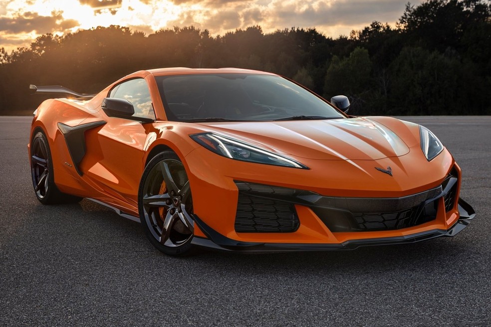 Chevrolet Corvette Z06 é equipado com motor V8  — Foto: Divulgação