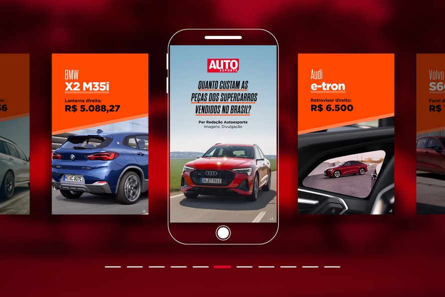 Quanto custam as peças dos supercarros vendidos no Brasil?