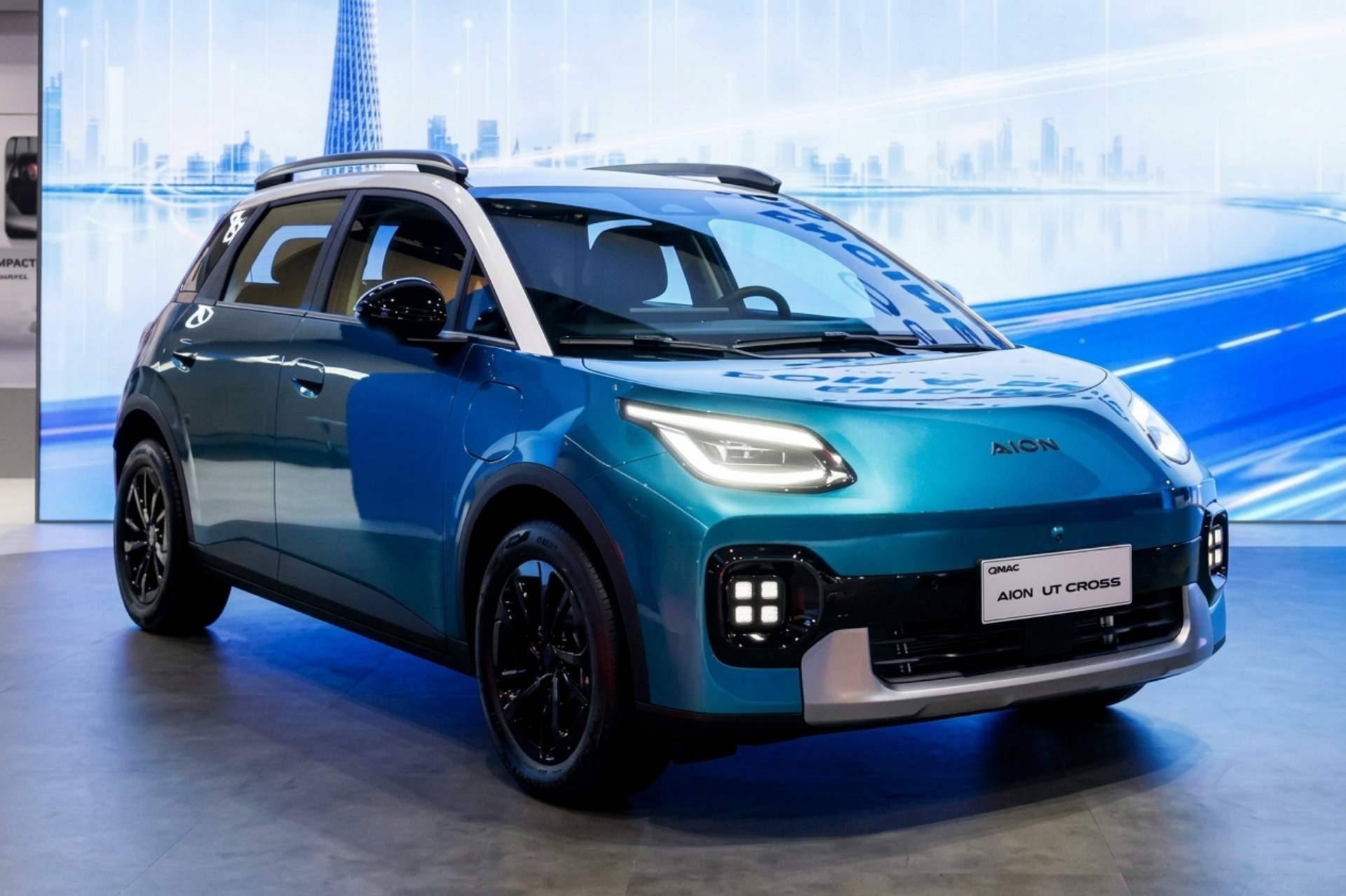 GAC Aion UT Cross é hatch elétrico com visual aventureiro para parecer SUV