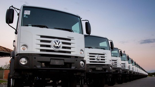 Volkswagen vai exportar caminhões e ônibus brasileiros para a Ásia pela primeira vez Volkswagen vai exportar caminhões e ônibus brasileiros para a Ásia pela primeira vez