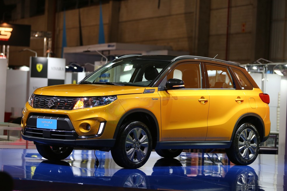 Suzuki Vitara no Salão do Automóvel 2018 — Foto: Marcelo Brandt/G1