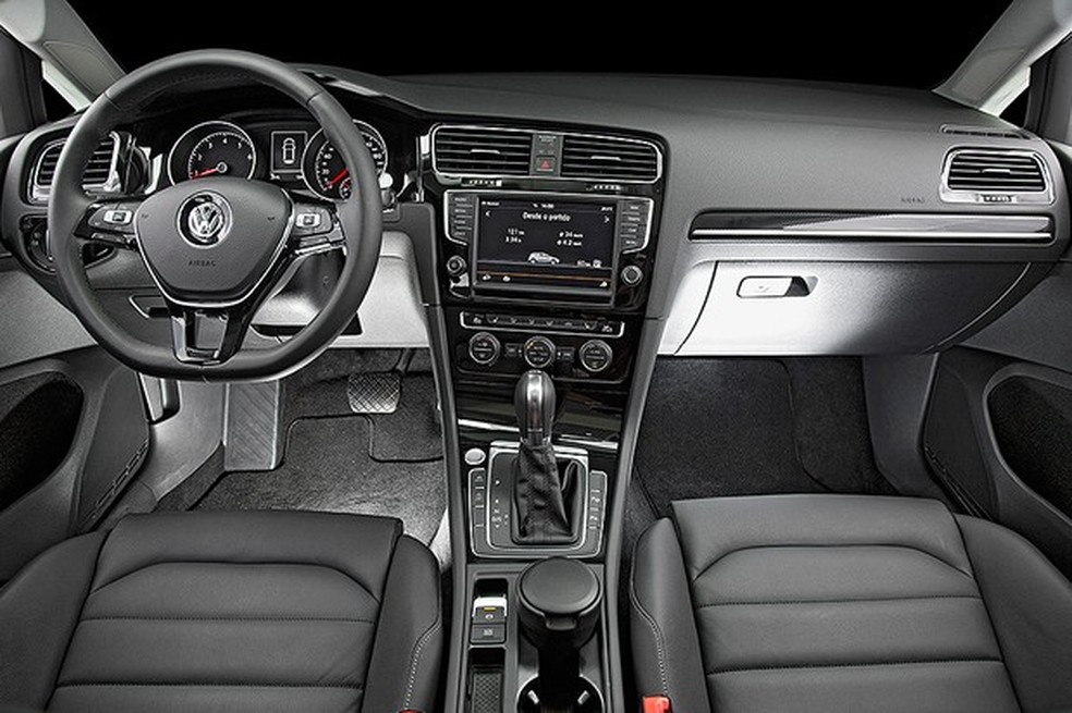 Volkswagen Golf esnoba quando o assunto é acabamento (Foto: Fabio Aro/Auto News Brasil) — Foto: Auto Esporte