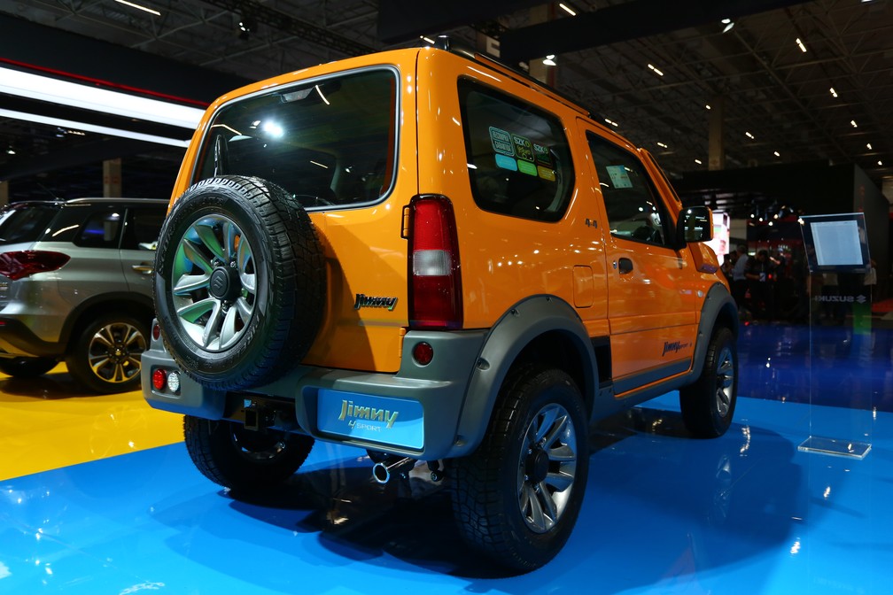 Antiga geração do Jimny  — Foto: Marcelo Brandt/G1