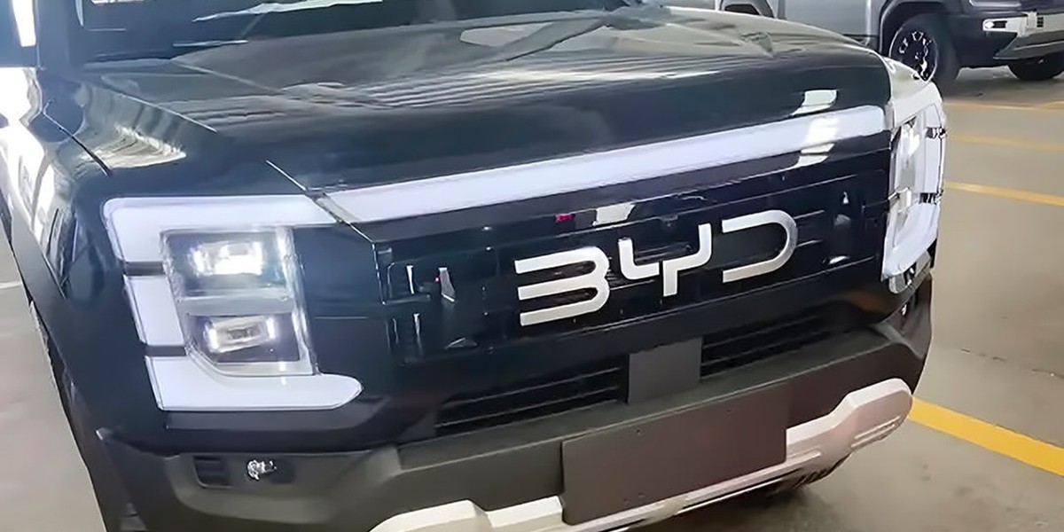 Picape da BYD aparece sem disfarces e mostra a cara de Ford F-150