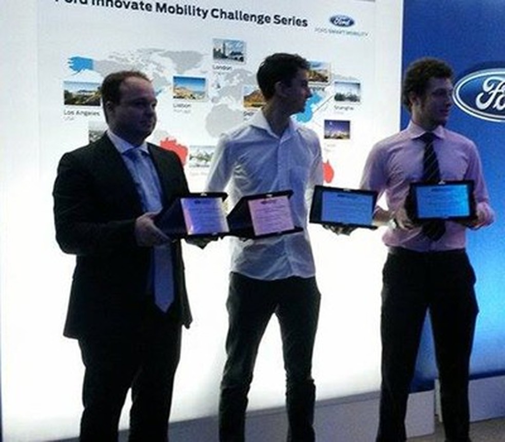 Vencedores do Desafio São Paulo de Mobilidade da Ford (Foto: Divulgação) — Foto: Auto Esporte