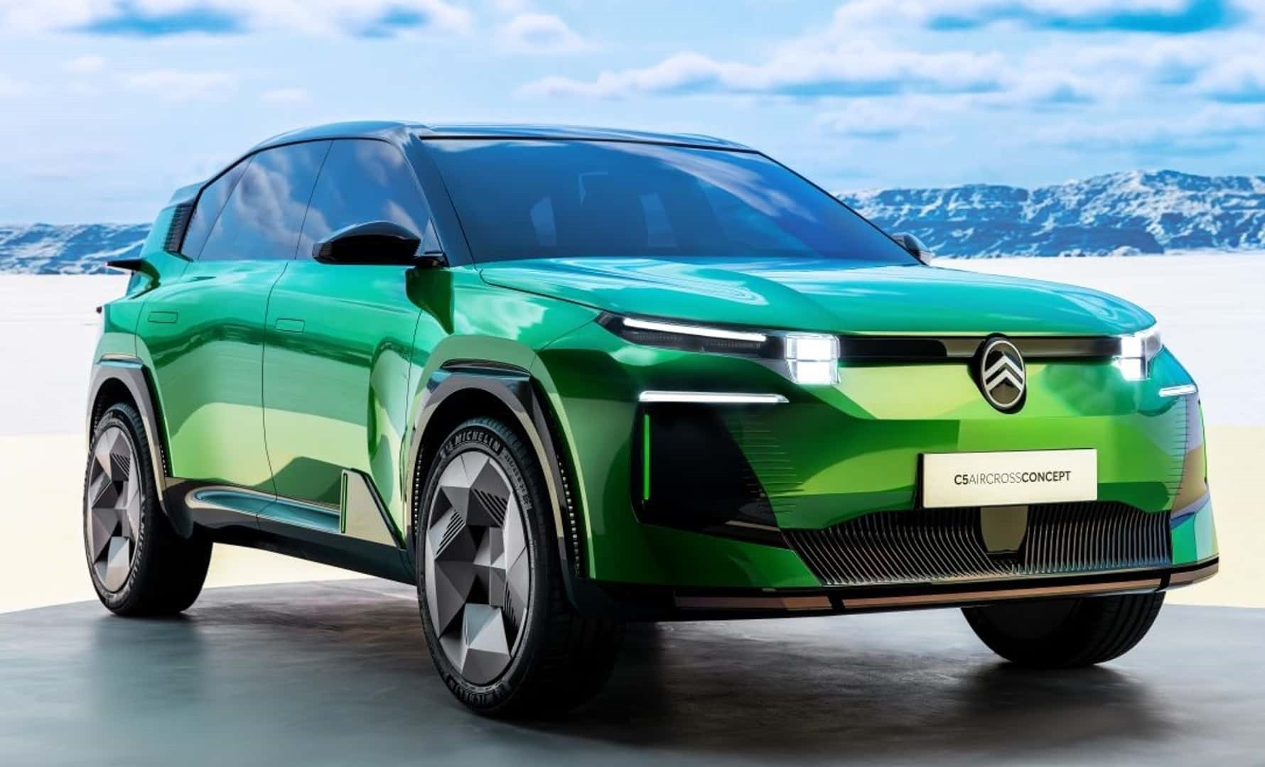 Novo Citroën C5 Aircross antecipa SUV médio elétrico que chega em 2025