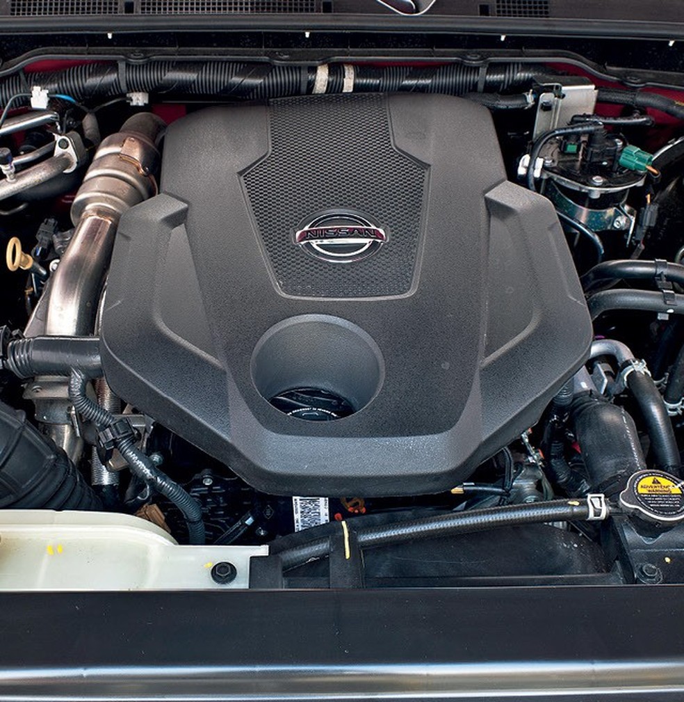Motor 2.3  movido a diesel tem dois turbos e câmbio automático faz trocas suaves — Foto: Auto Esporte