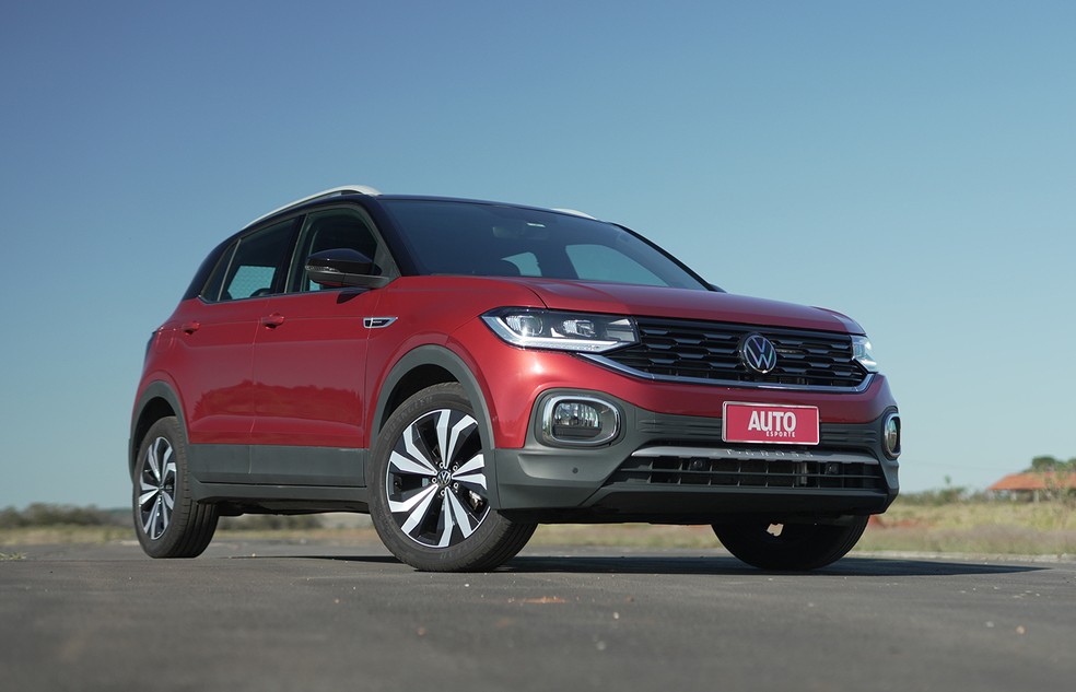 Volkswagen T-Cross manteve o visual entre 2019 e 2024 — Foto: Bruno Guerreiro/Auto News Brasil
