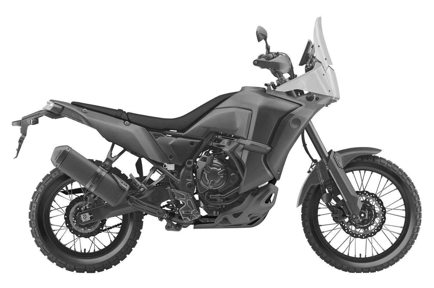 Yamaha Ténéré 700 Raid (Protótipo) — Foto: Reprodução