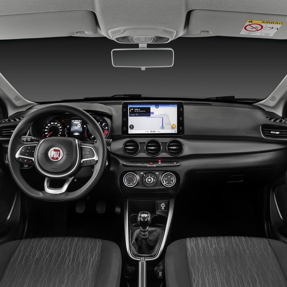 Fiat Argo Seleção tem multimídia de 9 polegadas (Foto: Divulgação) — Foto: Auto Esporte