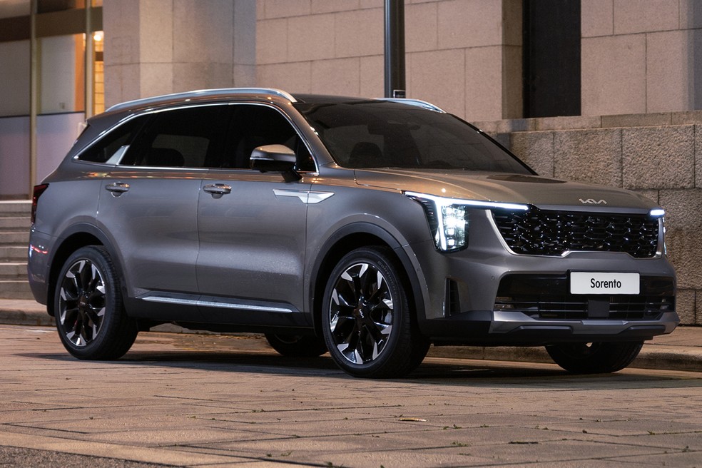 Kia Sorento voltará ao mercado brasileiro, como confirmado por executivo em entrevista ao CBN Auto News Brasil — Foto: Divulgação/Kia