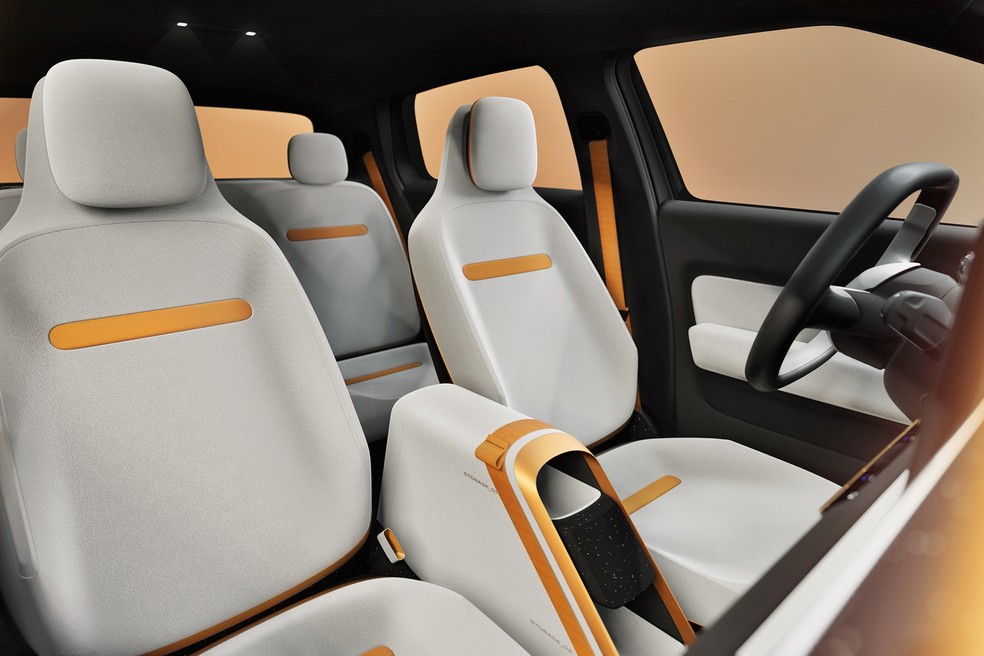 Volkswagen ID.Every1 Concept - Protótipo prevê uma cabine com espaço interessante para quatro passageiros — Foto: Divulgação/Volkswagen