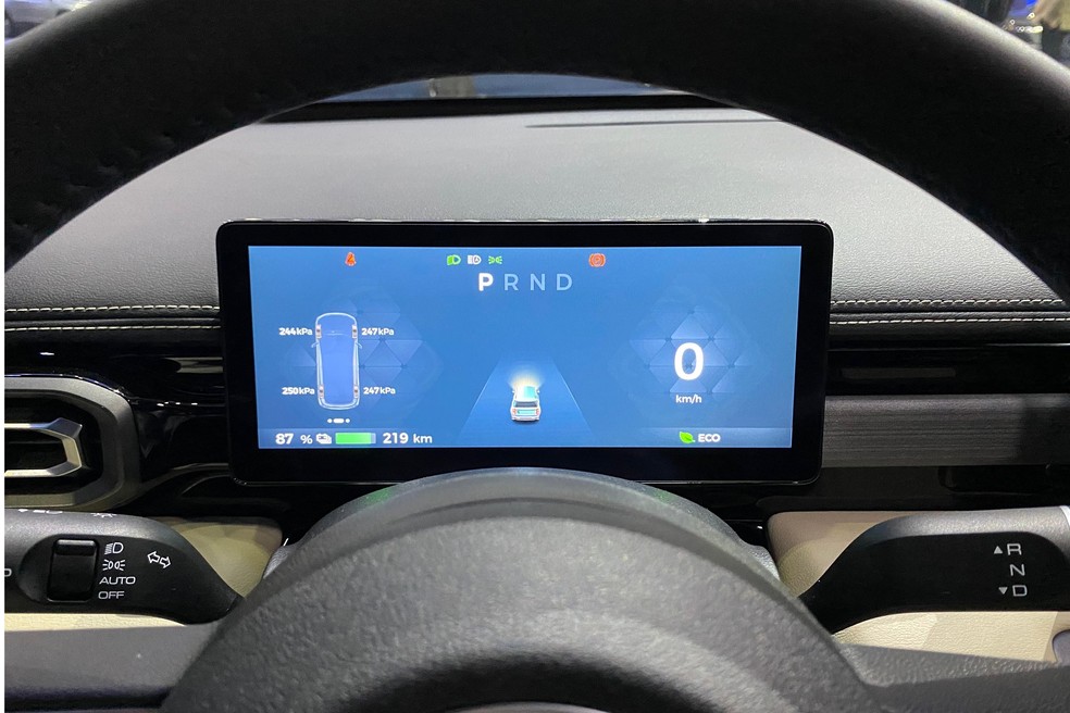 Painel de instrumentos digital marca presença no Spark — Foto: André Schaun/Auto News Brasil