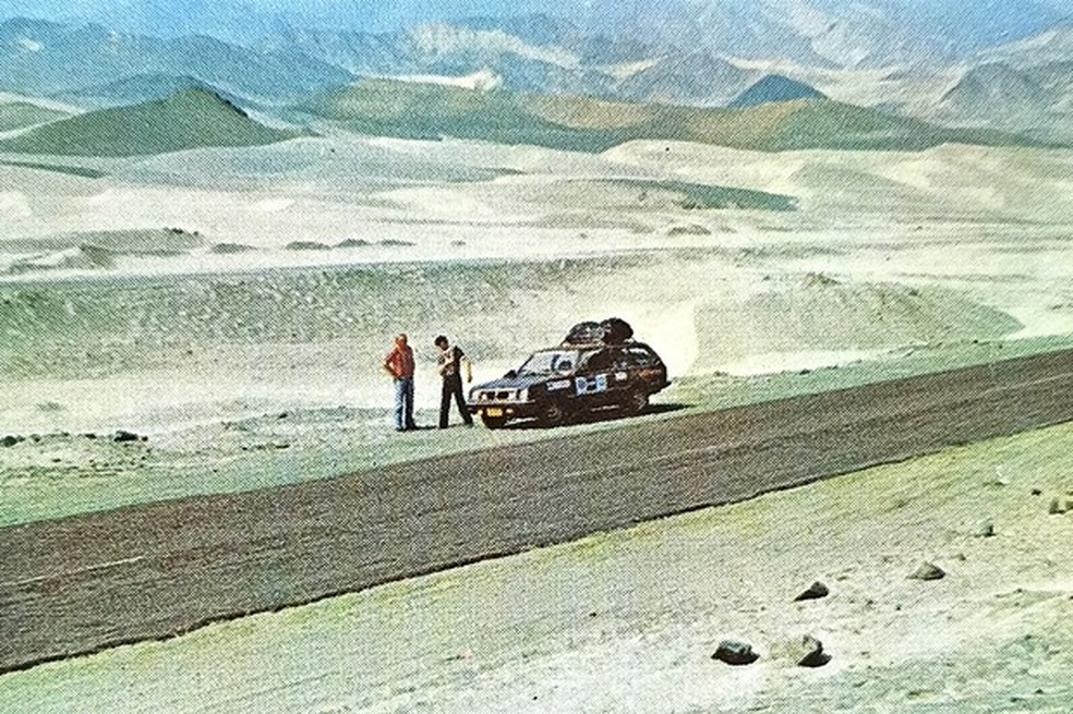 No Peru, o aspecto desértico parecia até um cenário alienígena (Foto: Acervo MIAU) — Foto: Auto Esporte
