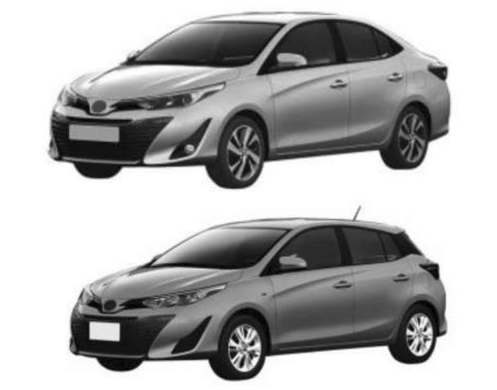 Registro do Toyota Yaris no Brasil — Foto: Reprodução