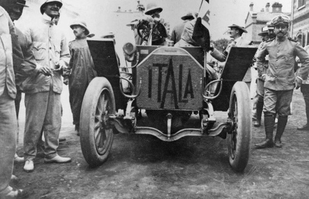 Itala foi o carro vencedor do rali, com duas semanas de antecedência sobre os demais concorrentes (Foto: Reprodução) — Foto: Auto Esporte