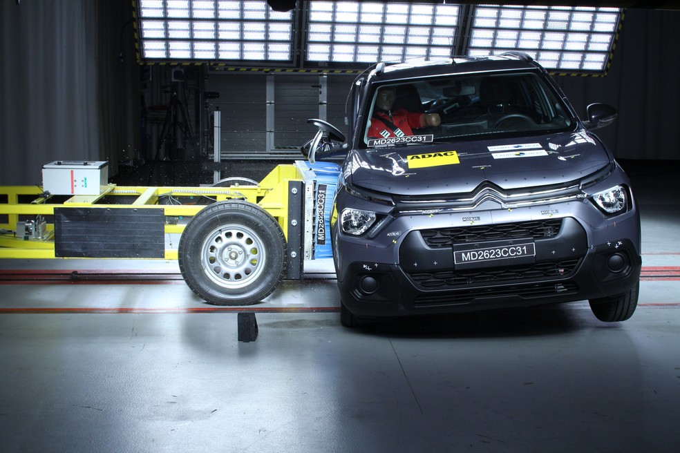 Citroën C3 Latin NCAP — Foto: Divulgação