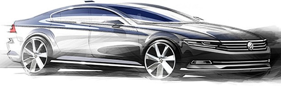 Novo Volkswagen Passat (Foto: Divulgação) — Foto: Auto Esporte