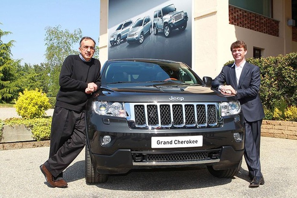 Sergio Marchionne e Mike Manley (CEO Jeep) (Foto: divulgação) — Foto: Auto Esporte