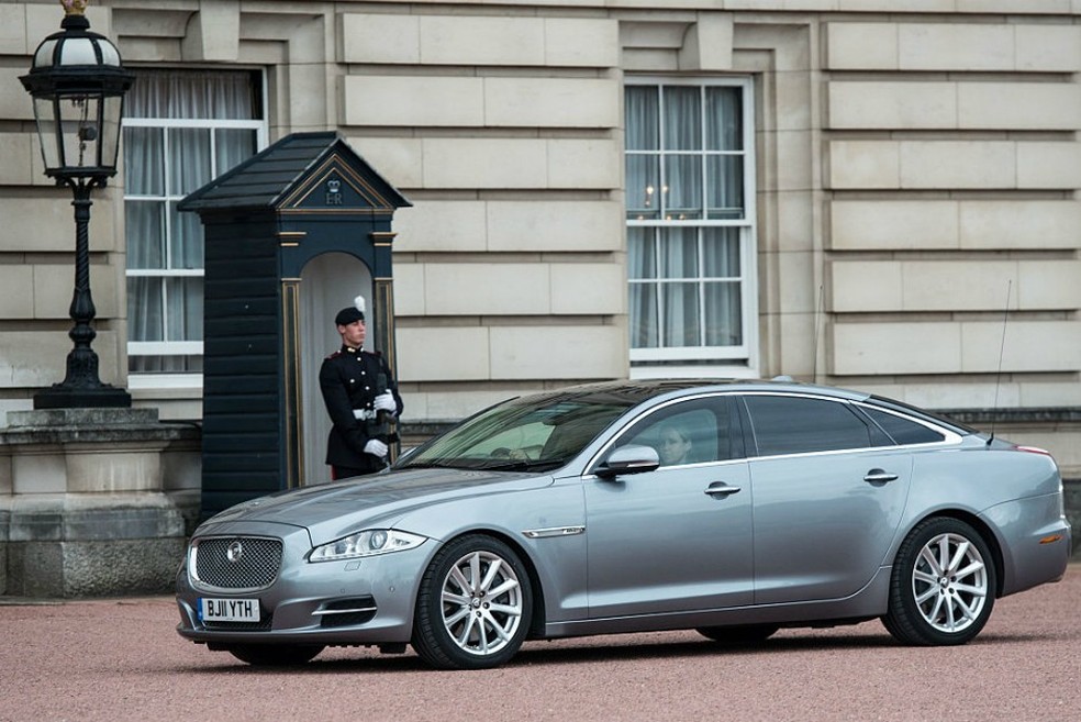 Jaguar XJ da primeira-ministra Theresa May (Foto: Chris J Ratcliffe/Getty Images) — Foto: Auto Esporte