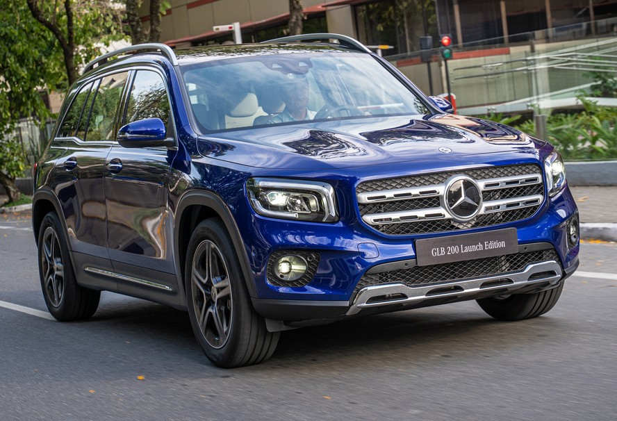 Mercedes GLB 200 2022 Dianteira Movimento