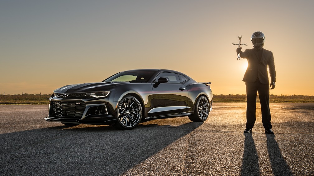 Hennessey 'The Exorcist' é baseado no Chevrolet Camaro ZL1 — Foto: Divulgação