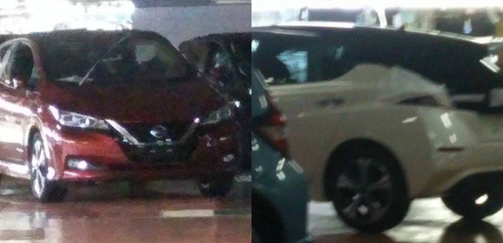Imagens vazadas do novo Nissan Leaf (Foto: Reprodução/Internet) — Foto: Auto Esporte