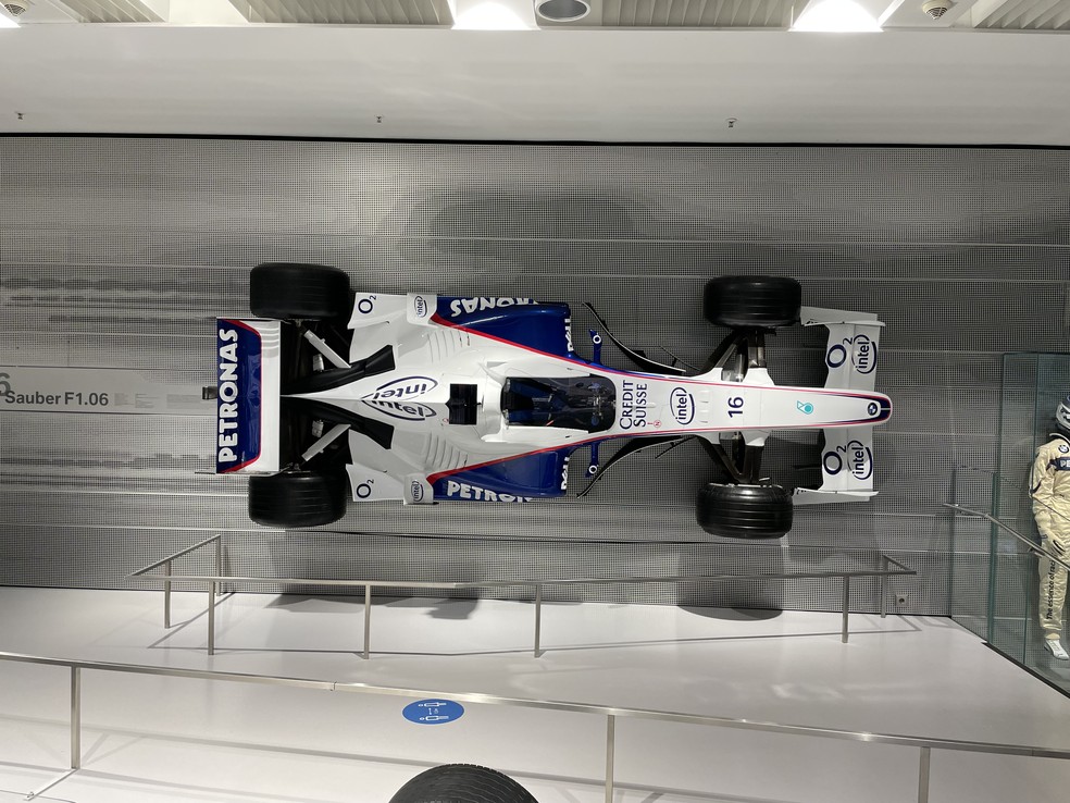  Sauber F1.06 usado na temporada de 2006 — Foto: Cauê Lira/Autoesporte