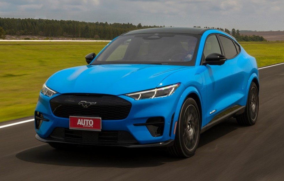 Ford Mustang Mach-E - muscle car virou SUV elétrico  — Foto: Auto News Brasil