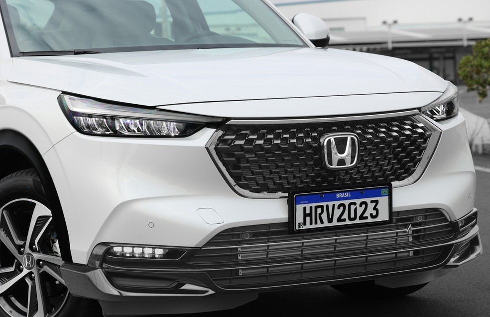 Faróis full-LED são item de série no Honda HR-V 2023 — Foto: Divulgação