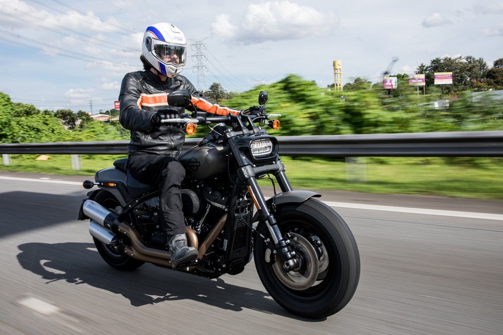 Harley-Davidson Fat Bob — Foto: Celso Tavares/G1
