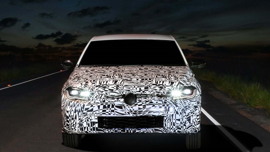 Novo Volkswagen Polo estreia até o final do ano, mantém versão GTS e terá faróis de LED importados