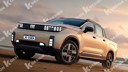 Projeção: nova Fiat Strada terá motor híbrido e base de Citroën C3