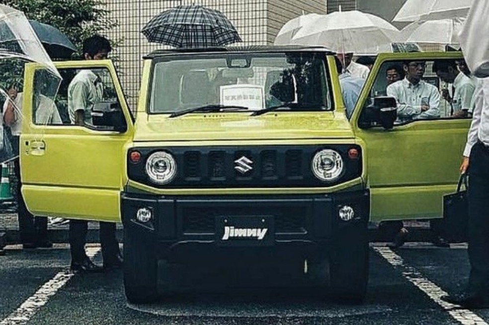 Novo Jimny deve ter motor 1.2 aspirado no Brasil e até um 1.0 turbo e um híbrido lá fora (Foto: Reprodução) — Foto: Auto Esporte