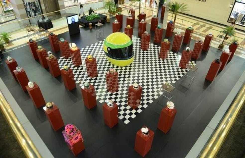 Exposição “Senna na Cabeça e no Coração” (Foto: Divulgação) — Foto: Auto Esporte