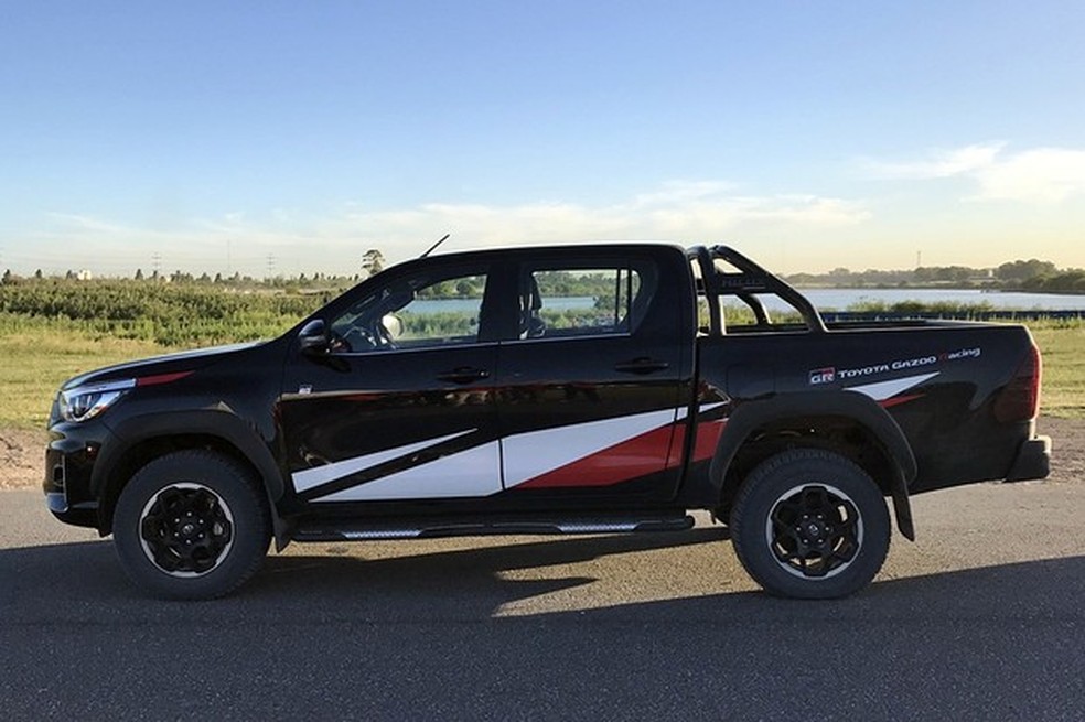 Toyota Hilux GRS 2019 (Foto: Diogo de Oliveira/Auto News Brasil) — Foto: Auto Esporte