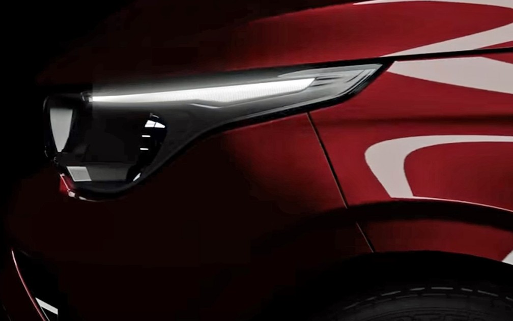 Farol do Fiat Cronos, que chegará às lojas no ano que vem — Foto: Divulgação/Fiat