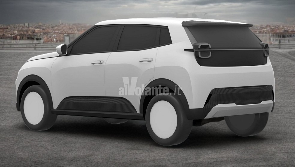 Lanternas lembram o Jeep Renegade — Foto: Reprodução/AlVolante.it