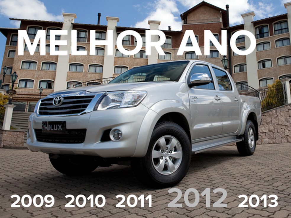 Toyota Hilux 2012 tem conjunto atraente e preço mais acessível — Foto: Divulgação