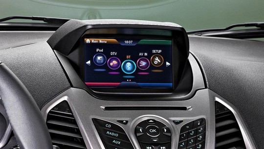 Ford lança central multimídia para New Fiesta, Ecosport e Focus  