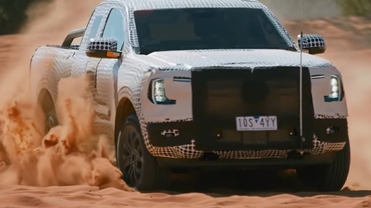 Nova Ford Ranger aparece pela primeira vez em vídeo com visual inspirado na Maverick e na F-150