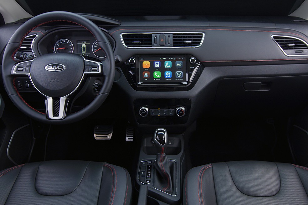 Jac T40 tem novo painel de instrumentos — Foto: Divulgação