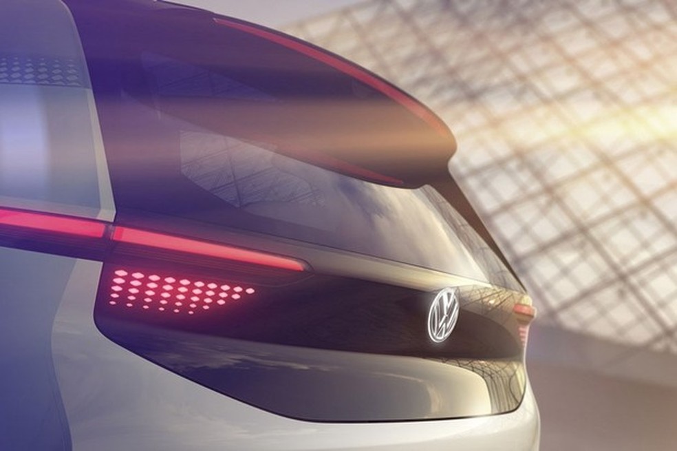 Teaser sobre o carro elétrico da Volkswagen  (Foto: Divulgação) — Foto: Auto Esporte
