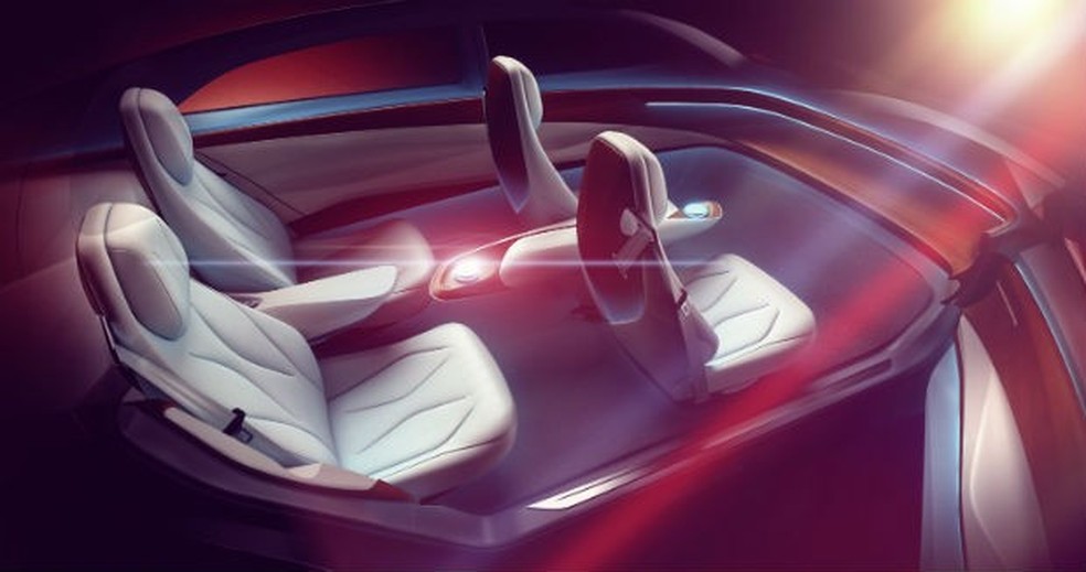Volkswagen ID VIzzion interior (Foto: Divulgação) — Foto: Auto Esporte
