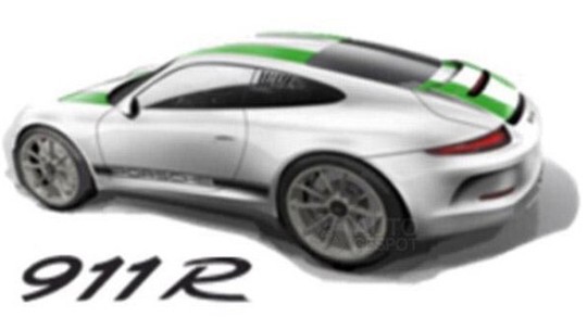 Vaza primeira imagem do Porsche 911 R na internet