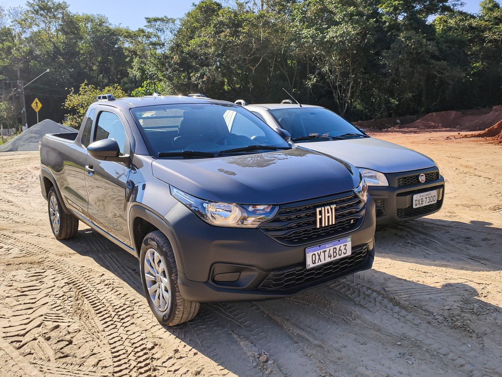 Fiat Strada Endurance e Hard Working — Foto: Guilherme Fontana/G1