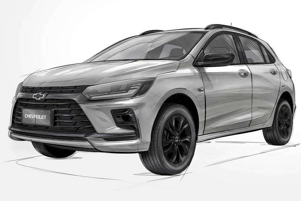 Chevrolet Onix Activ deve ser revelado ainda no primeiro semestre de 2026 — Foto: Divulgação/Chevrolet