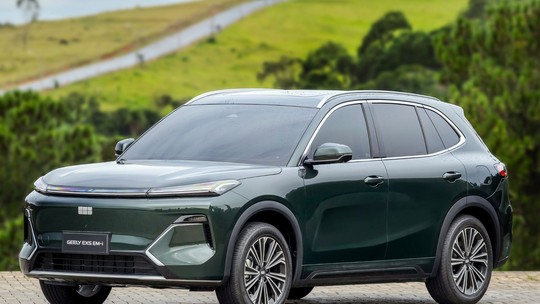 Geely EX5 EM-i, carro do vencedor do BBB26, é SUV híbrido de 262 cv