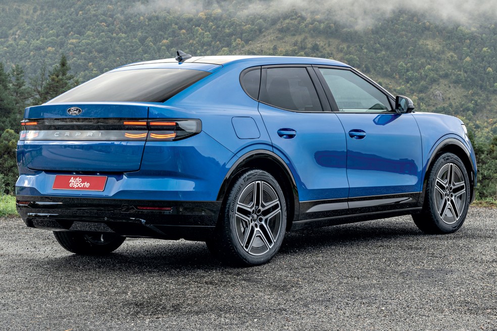 Ford Capri é produzido na Alemanha e aproveita plataforma do Volkswagen ID.4 — Foto: Divulgação